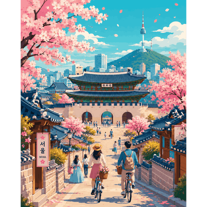 Seoul in bloei