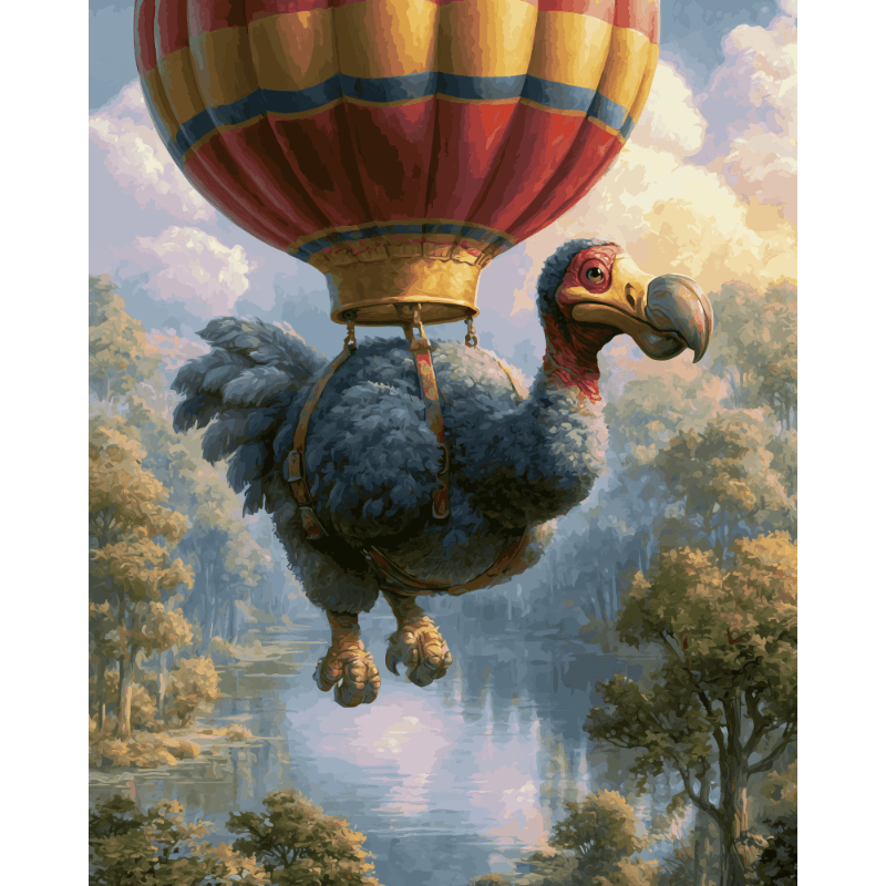 Dodo vogel ontdekkingsreiziger