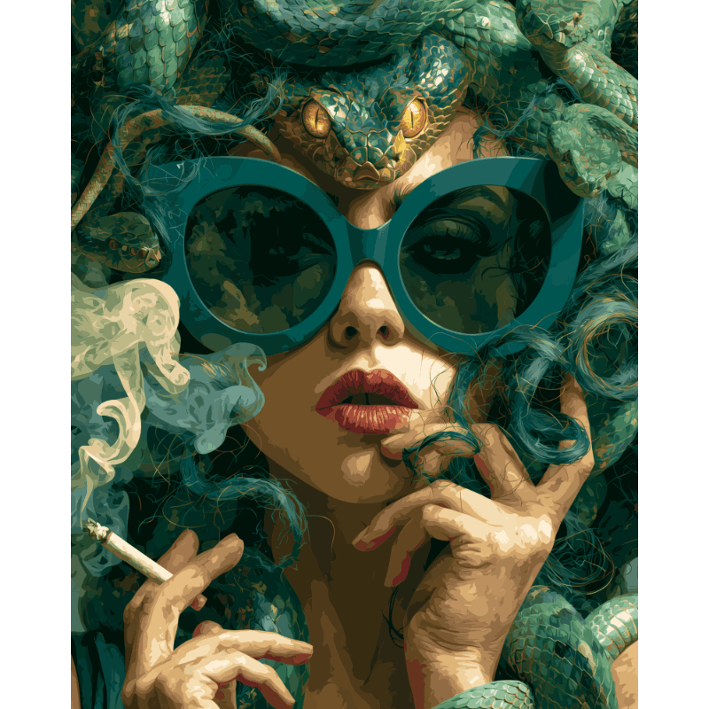Smaragden Medusa