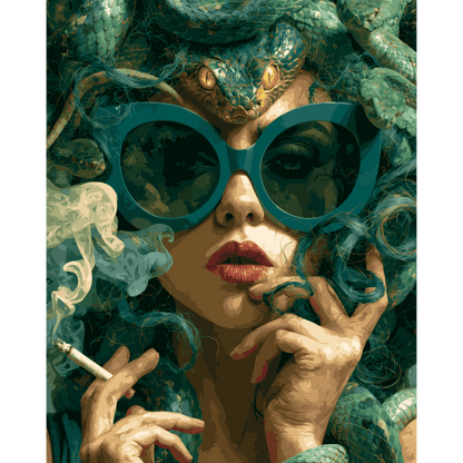 Smaragden Medusa