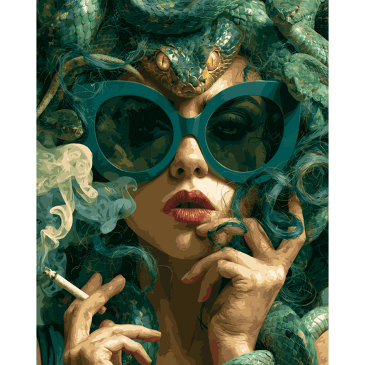 Smaragden Medusa