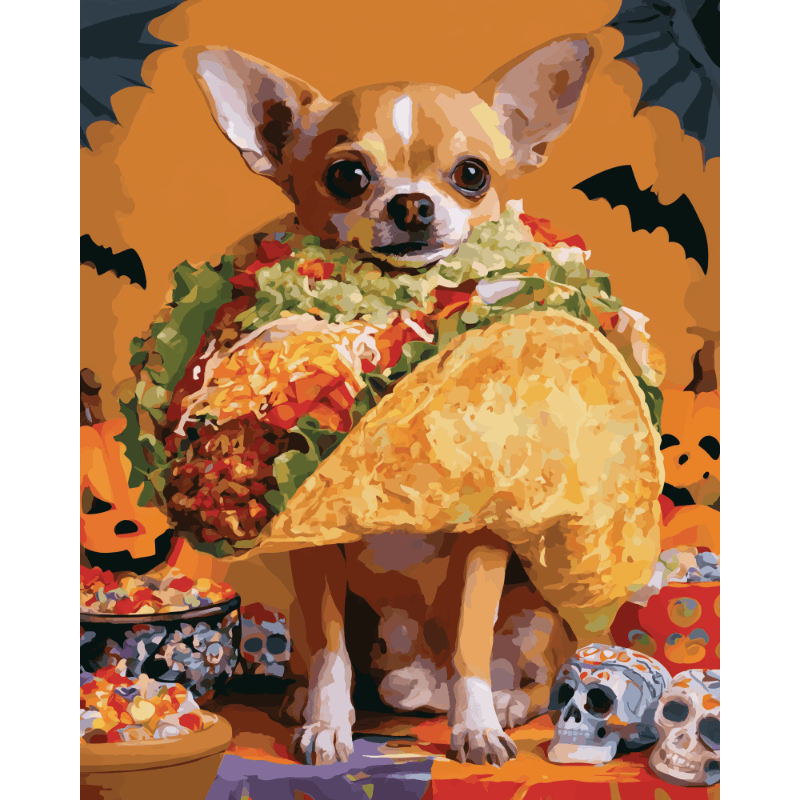 Halloween taco