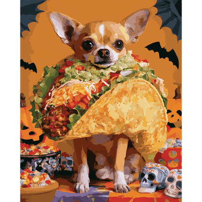 Halloween taco