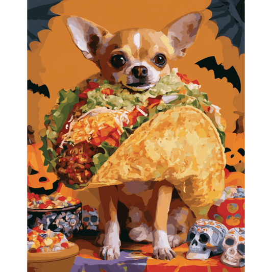 Halloween taco