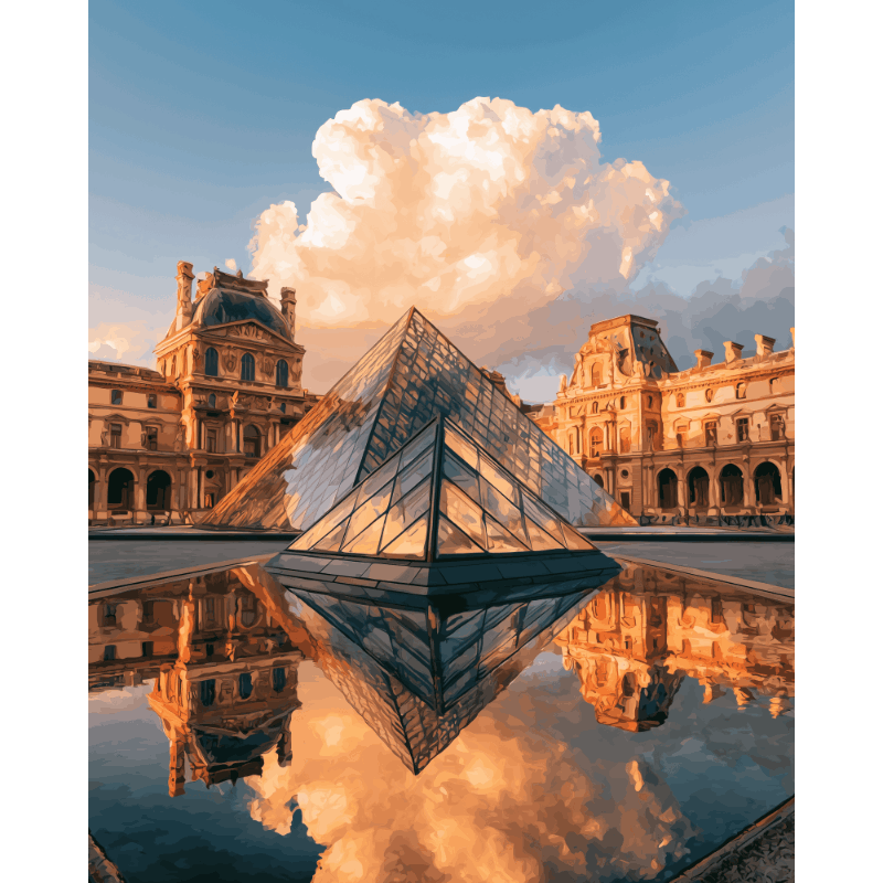 Louvre gloed