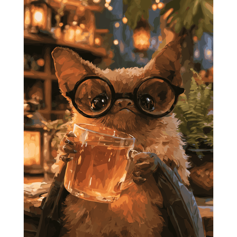 Nerdy vleermuis