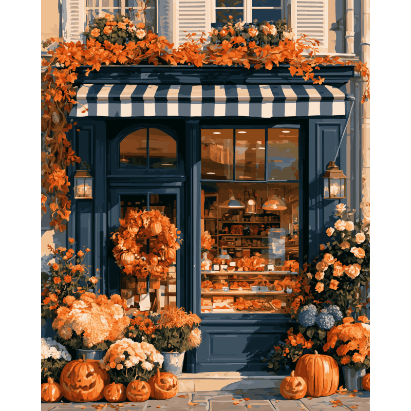 Oktober lekkernijen - Schilder op nummers