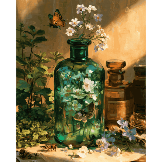 Natuurlijke apotheek - Schilder op nummers
