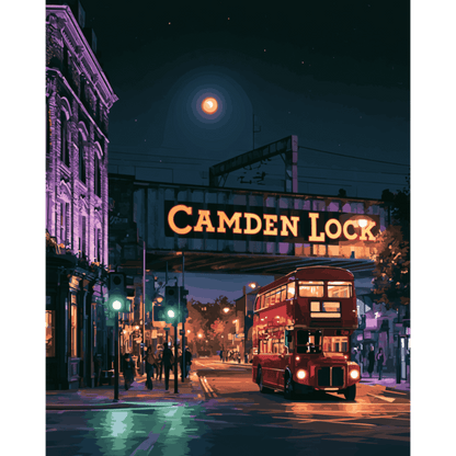 Camden nachten - Schilder op nummers