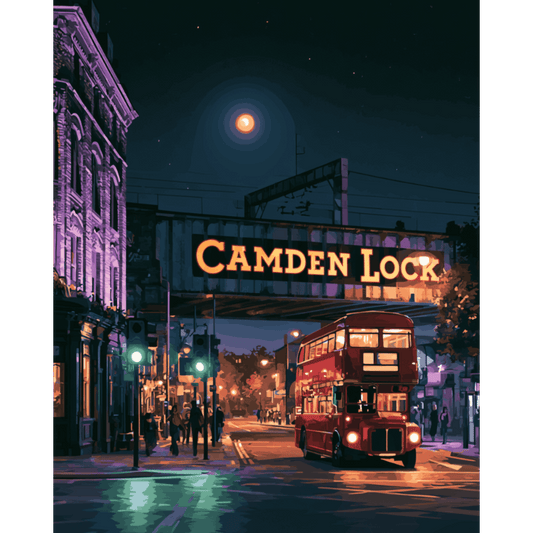 Camden nachten - Schilder op nummers