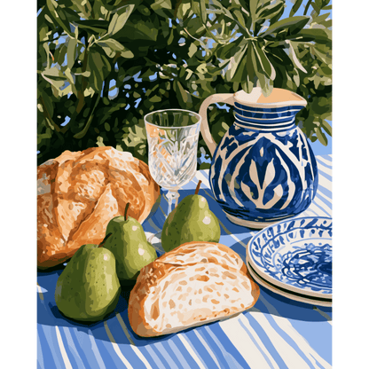 Mediterrane ochtend - Schilder Op Nummers