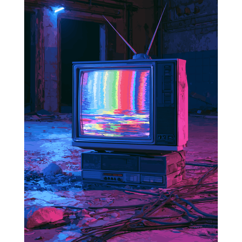Neon nostalgie - Schilder Op Nummers