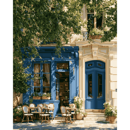 Parisian Café - Schilder Op Nummers