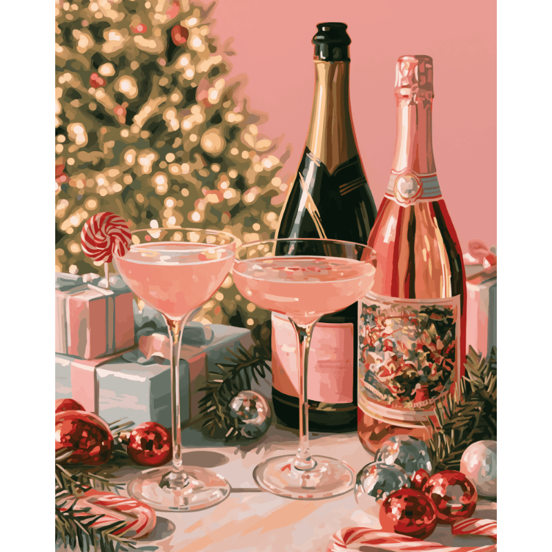 Rosé Holiday - Schilder Op Nummers