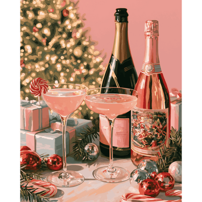 Rosé Holiday - Schilder Op Nummers