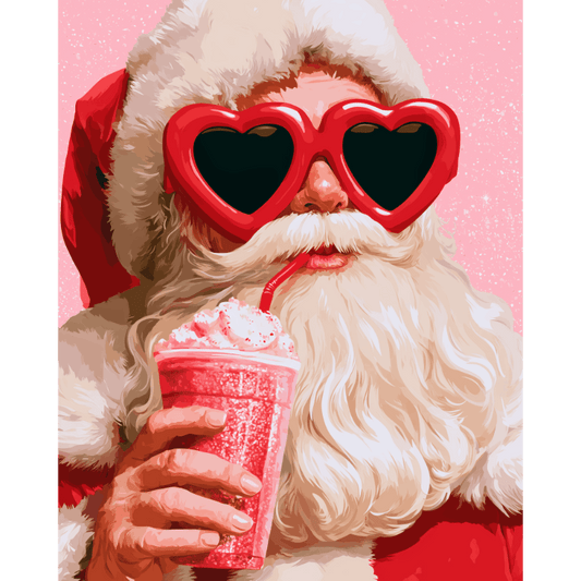 Kerstman stijl - Schilder Op Nummers
