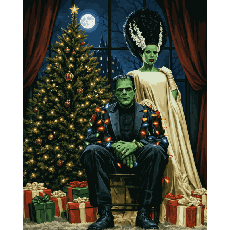 Frankensteins kerst - Schilder Op Nummers