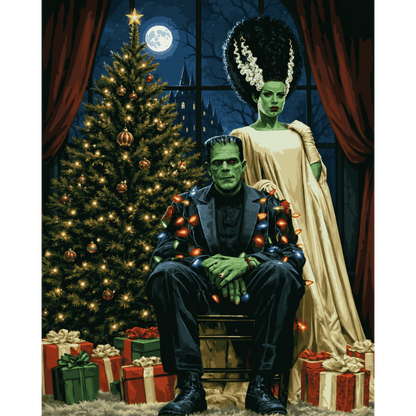 Frankensteins kerst - Schilder Op Nummers