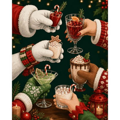 Feestelijk cocktailuur - Schilder Op Nummers