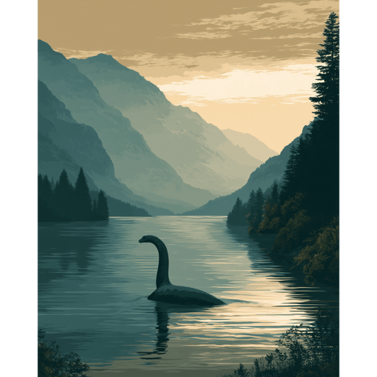 Loch Ness legende - Schilder Op Nummers