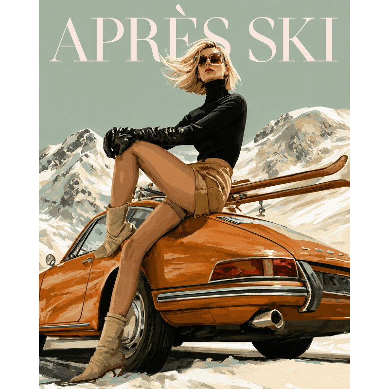Après-Ski Glamour - Schilder Op Nummers