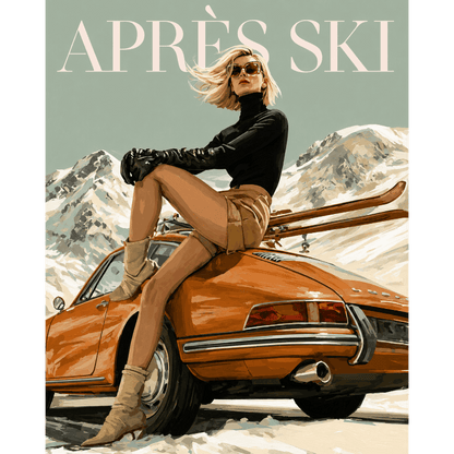 Après-Ski Glamour - Schilder Op Nummers
