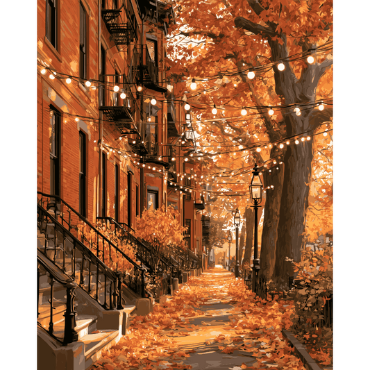 Brooklyn herfstlichten - Schilder Op Nummers