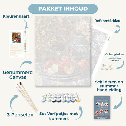 Appels & blauw porselein