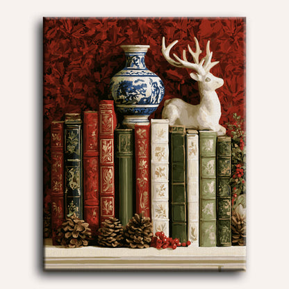 Kerstbibliotheek hoekje