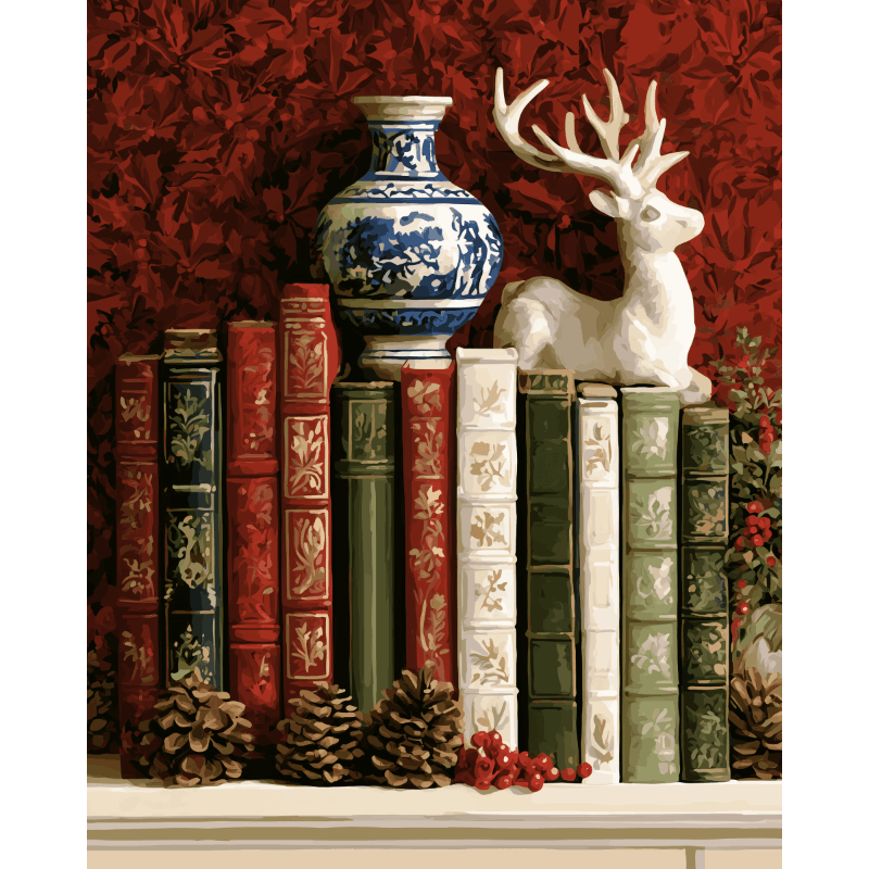 Kerstbibliotheek hoekje
