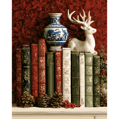 Kerstbibliotheek hoekje