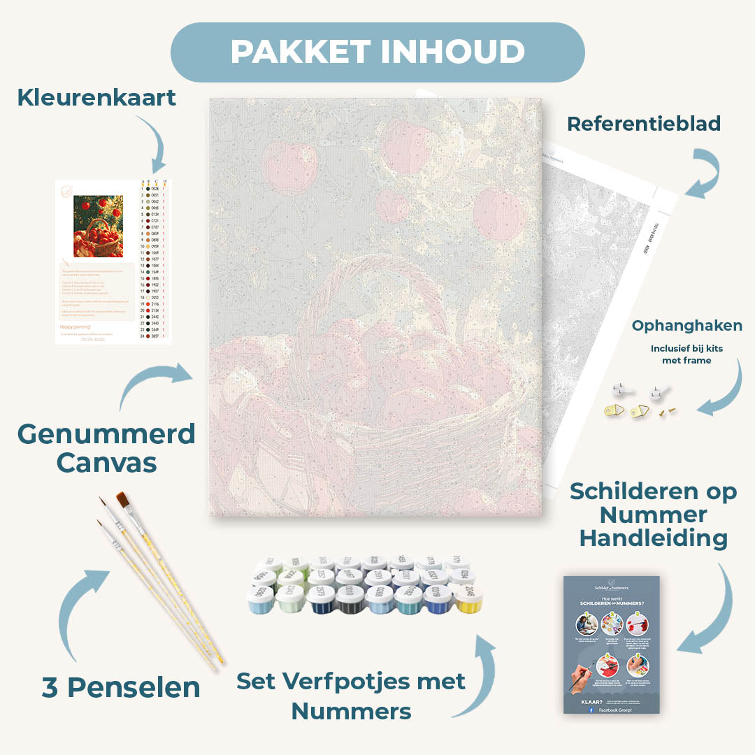 Herfst appelen oogst
