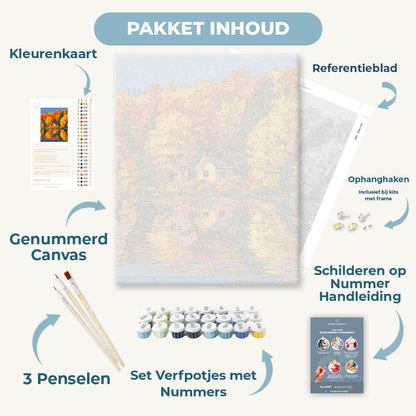 Herfst meer reflectie