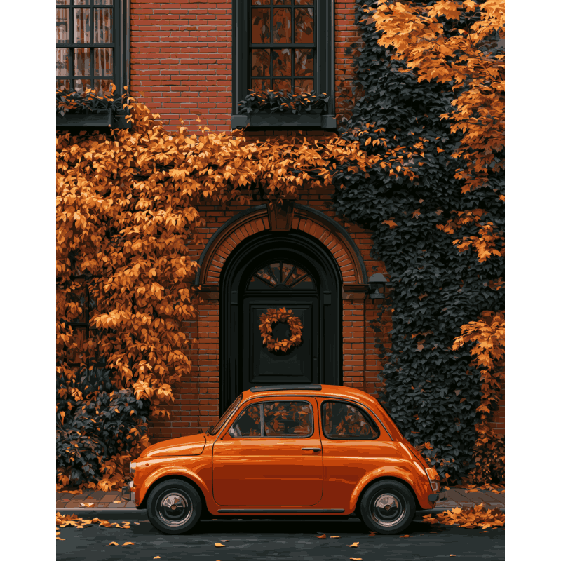 Herfst straathoek