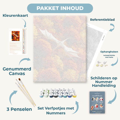 Draak boven de herfst