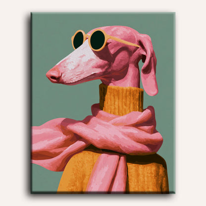 Flamingo hond chic
