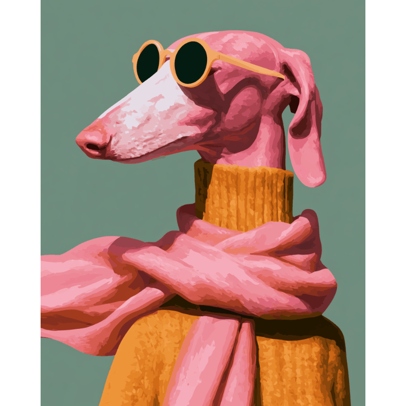 Flamingo hond chic