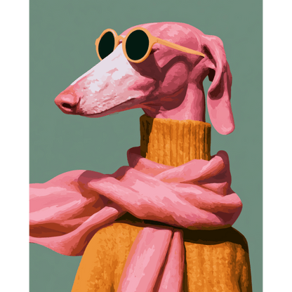 Flamingo hond chic