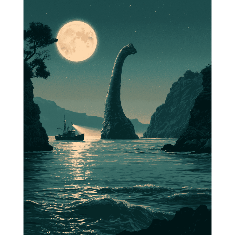 Loch Ness maanlicht