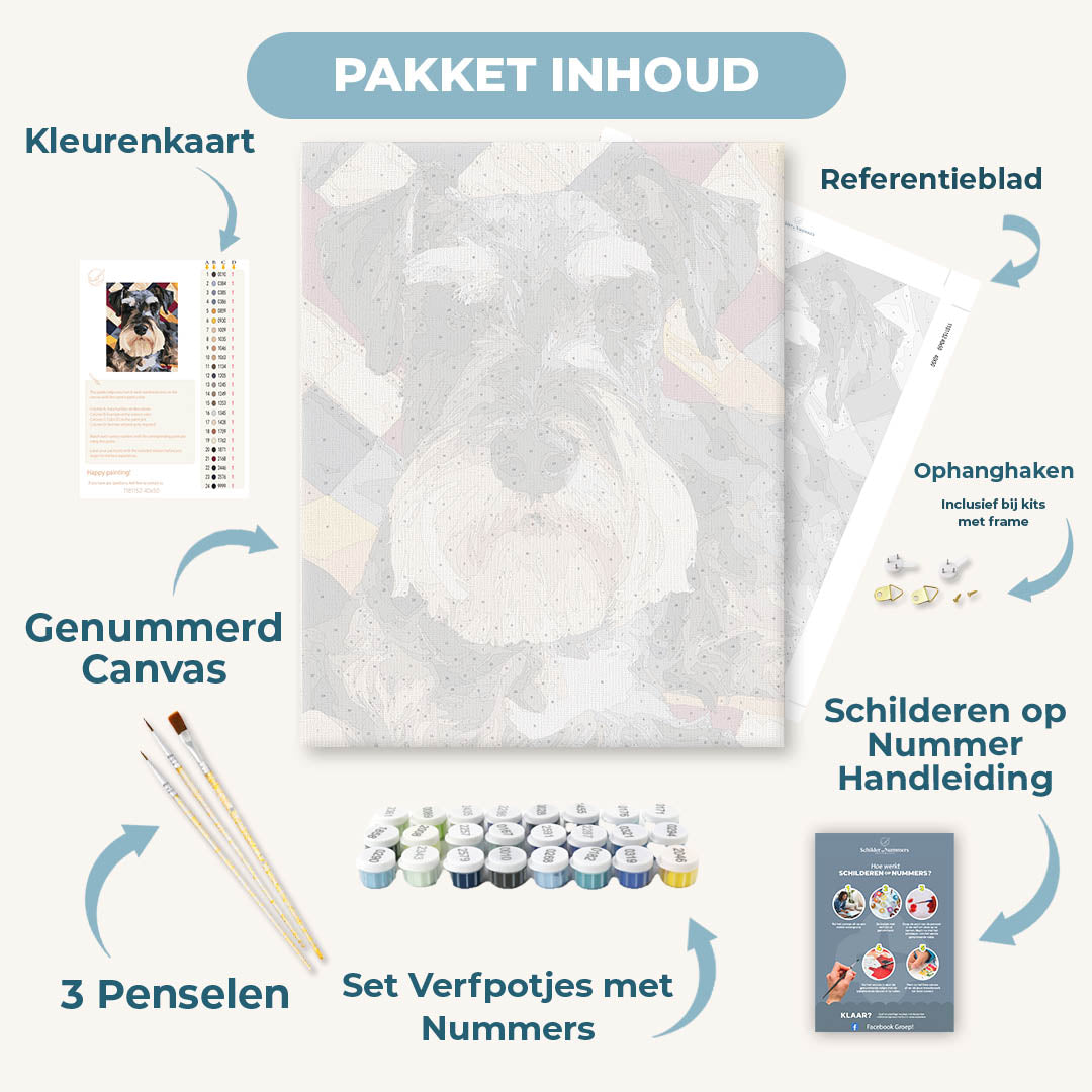 Patriottische schnauzer