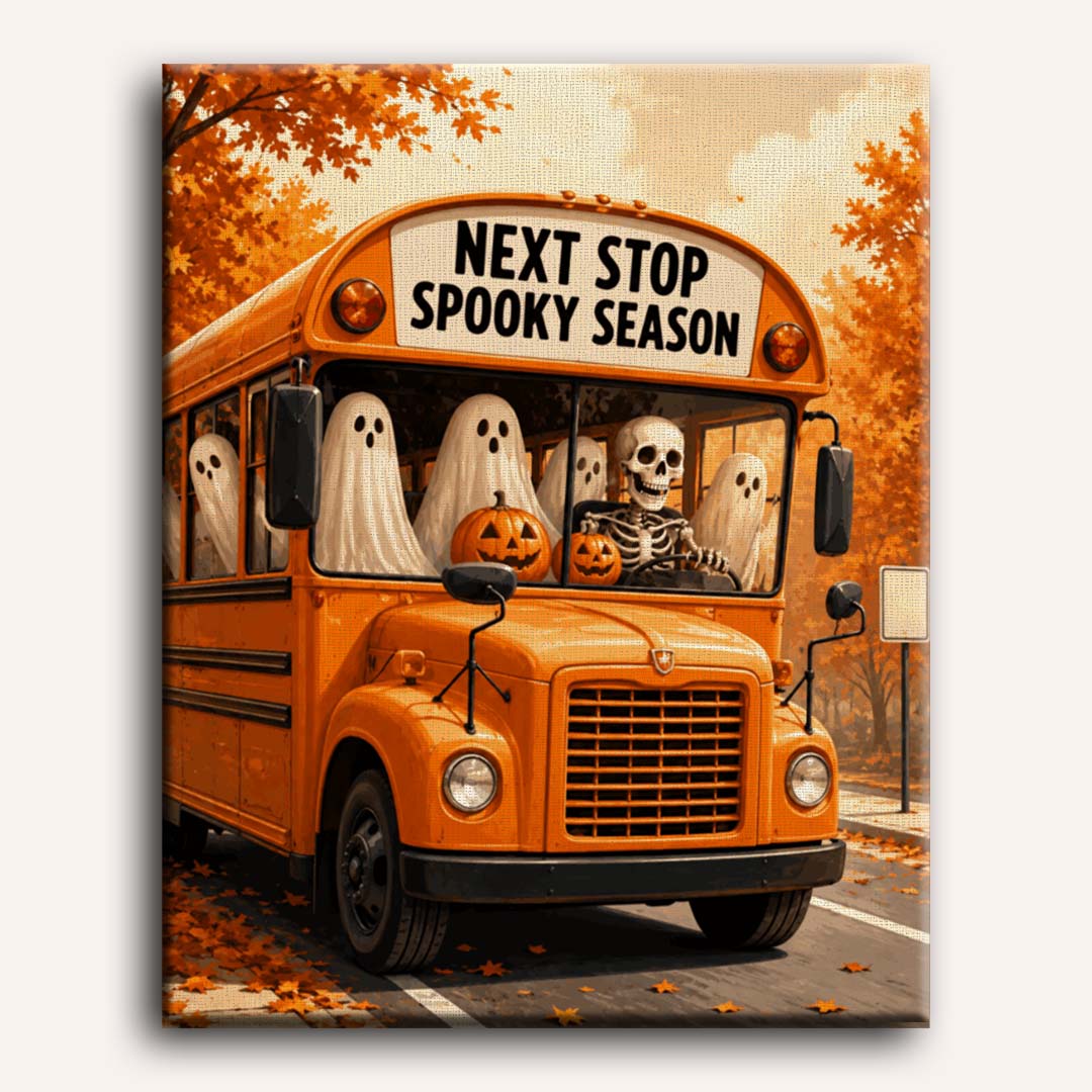 Spookseizoen bus