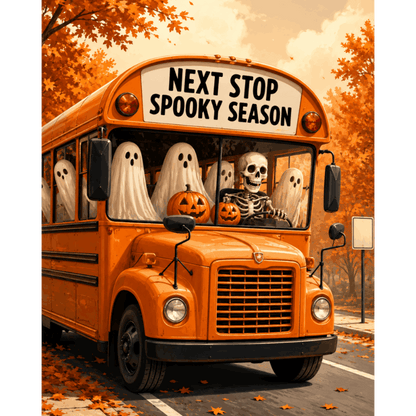 Spookseizoen bus