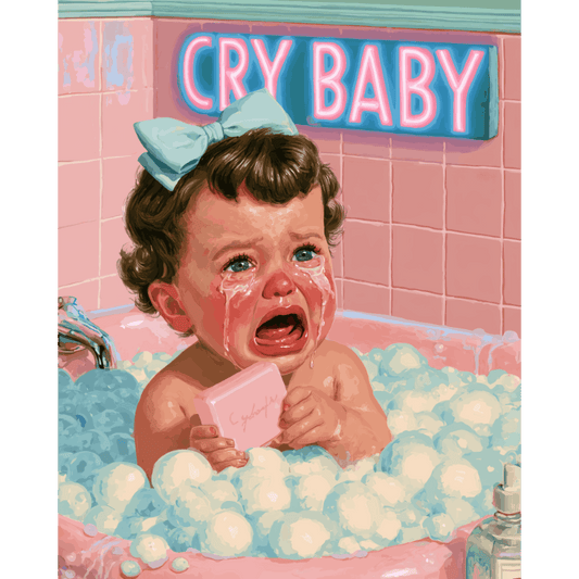 Huilbaby bad - Schilder Op Nummers