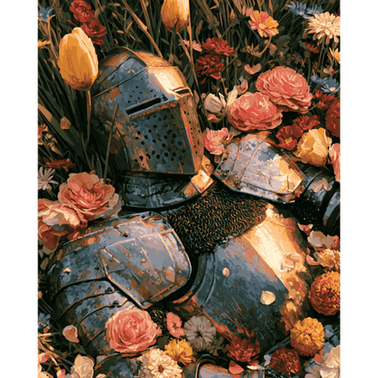 Bloemen harnas - Schilder Op Nummers