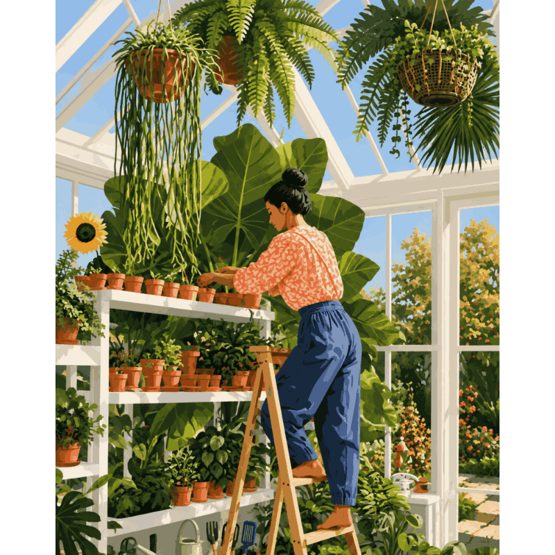 Kas tuinier - Schilder Op Nummers