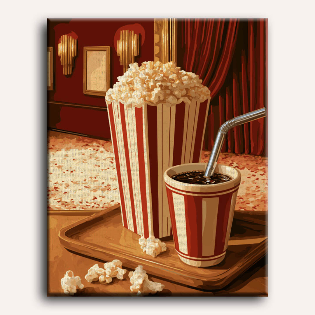 Filmavond popcorn