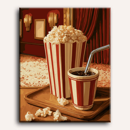Filmavond popcorn