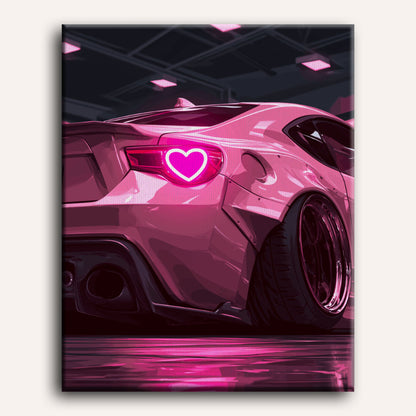 Neon hart auto