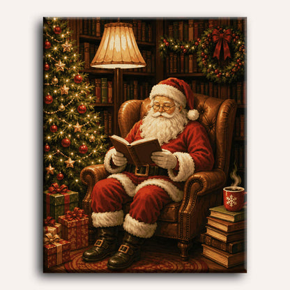 Kerstman leeshoekje