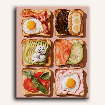 Toast op zes manieren